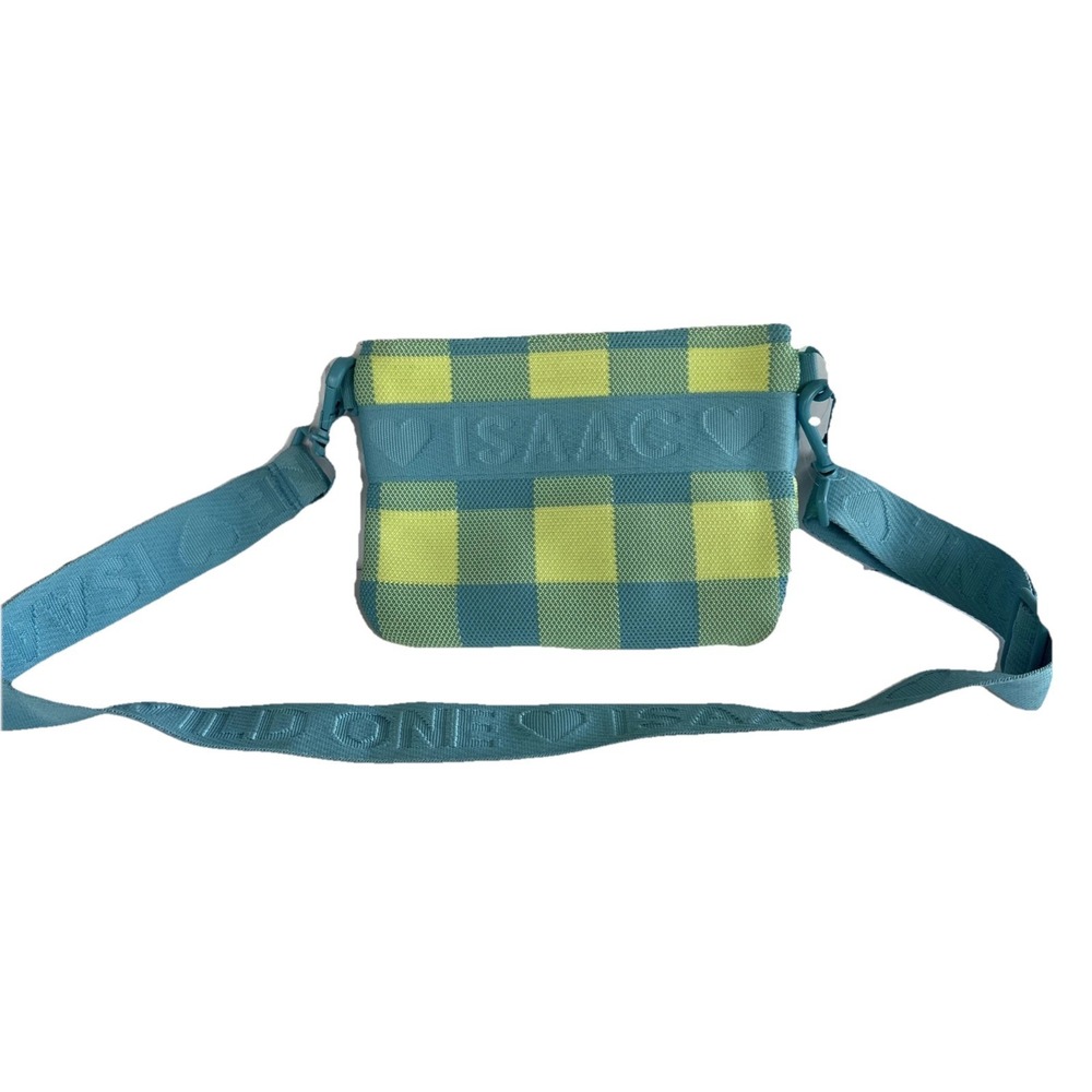 WILD ONE DOG TREAT‎ POUCH & Poop Bag Dispenser  Wear 2 Ways CROSSBODY green/blue
